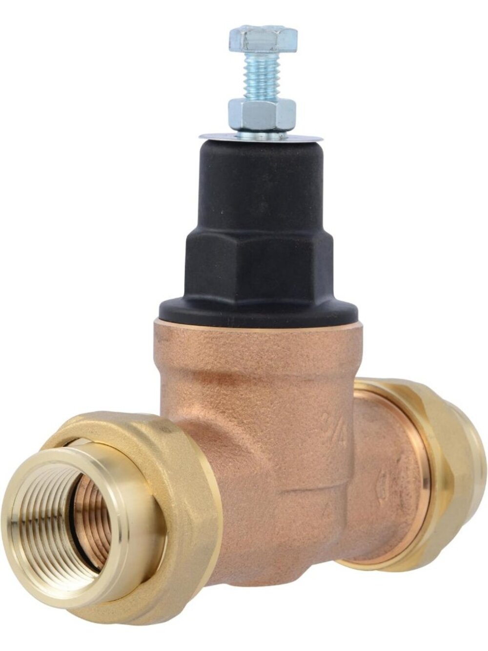 3/4 Inch Pressure Regulating Valve, Double Union, 60 PSI, Durable Poly Top